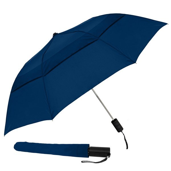 Vented Grand Practicality Folding Umbrella, 46" Arc