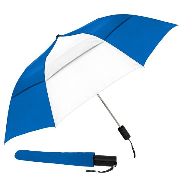 Vented Grand Practicality Folding Umbrella, 46" Arc