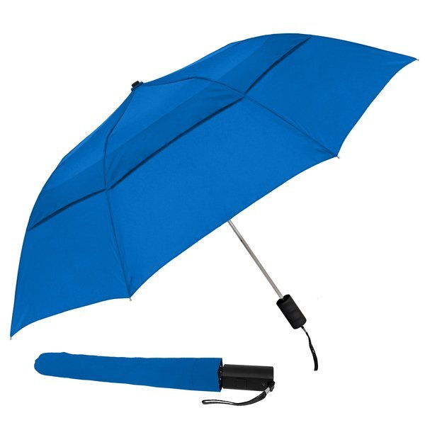 Vented Grand Practicality Folding Umbrella, 46" Arc