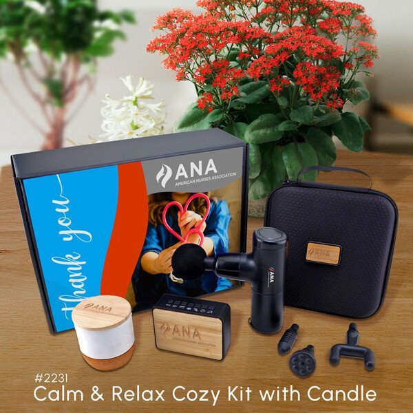 Calm and Relax Cozy Kit with Candle