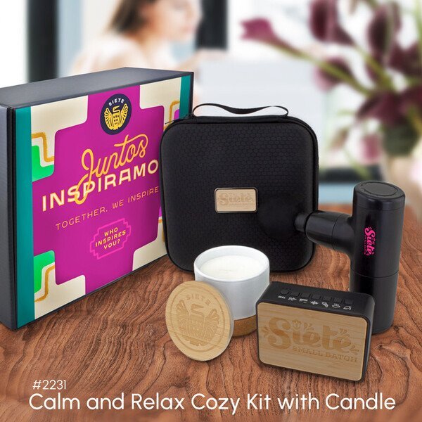 Calm and Relax Cozy Kit with Candle