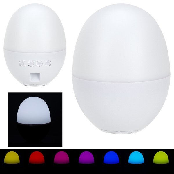 Audio Dome Lighted Bluetooth Speaker w/ White Noise Sounds