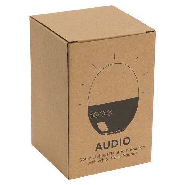 Audio Dome Lighted Bluetooth Speaker w/ White Noise Sounds
