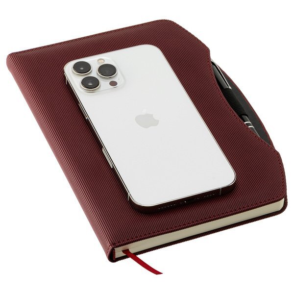 Arc Hard Cover Journal w/ Pen, 6-1/4" x 8-3/8"