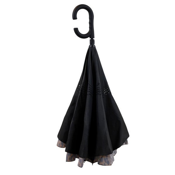 Leopard ViceVersa Inverted Umbrella, 46" Arc