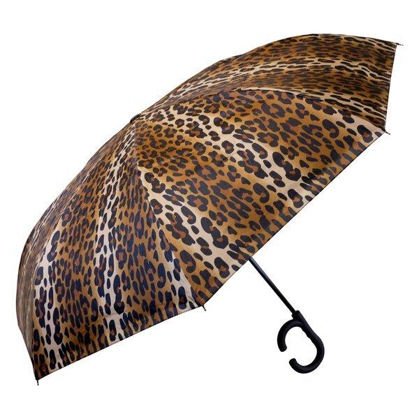 Leopard ViceVersa Inverted Umbrella, 46" Arc