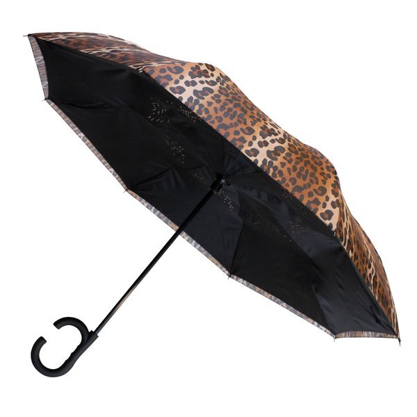 Leopard ViceVersa Inverted Umbrella, 46" Arc
