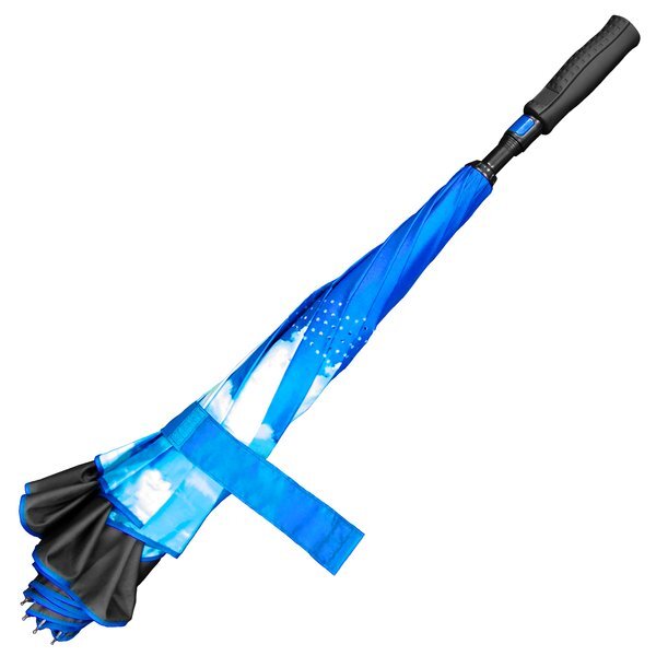 Blue Sky & Clouds Inverted Umbrella, 48" Arc