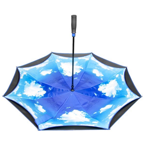 Blue Sky & Clouds Inverted Umbrella, 48" Arc
