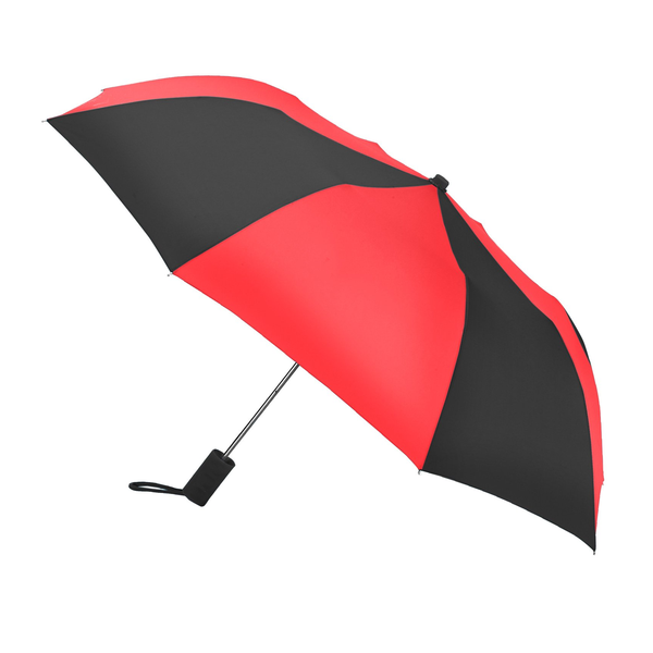 Revolution Folding Automatic Open Alternating Colors Umbrella, 42" Arc