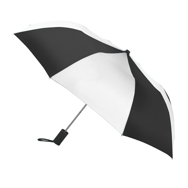 Revolution Folding Automatic Open Alternating Colors Umbrella, 42" Arc