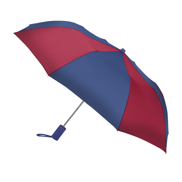 Revolution Folding Automatic Open Alternating Colors Umbrella, 42" Arc