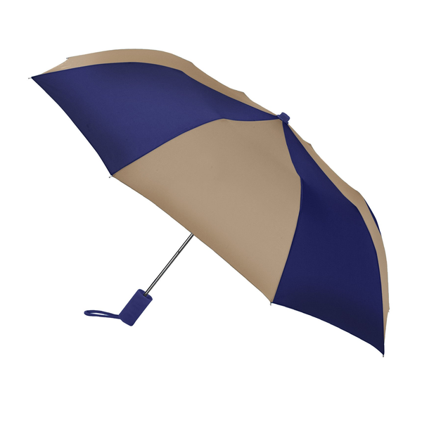 Revolution Folding Automatic Open Alternating Colors Umbrella, 42" Arc