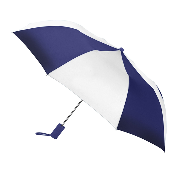 Revolution Folding Automatic Open Alternating Colors Umbrella, 42" Arc