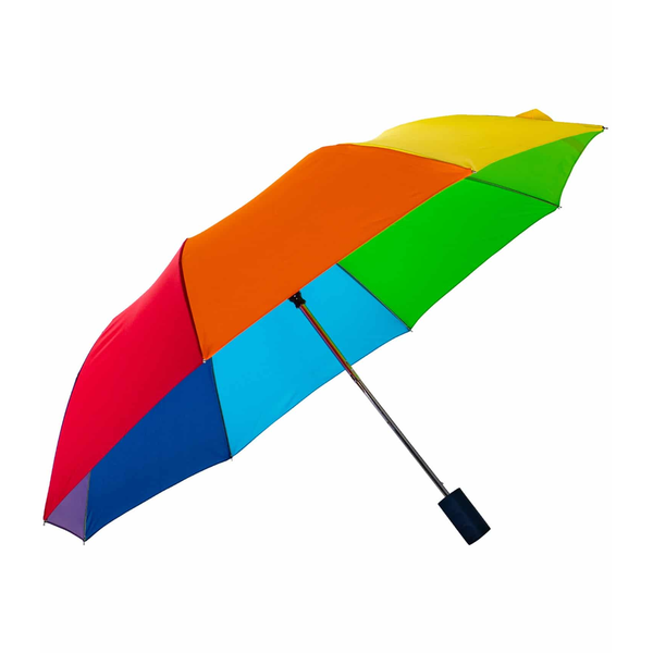 Revolution Folding Automatic Open Alternating Colors Umbrella, 42" Arc