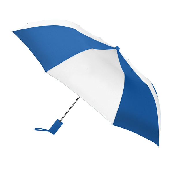 Revolution Folding Automatic Open Alternating Colors Umbrella, 42" Arc