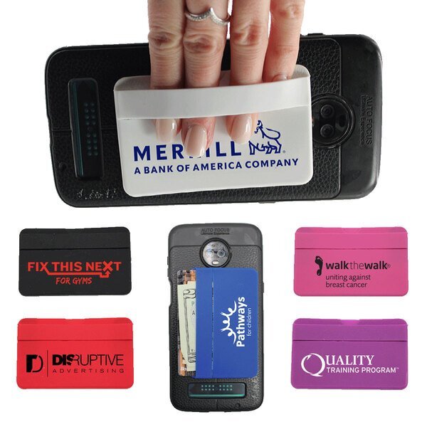 Two-In-One Phone Card Holder Wallet