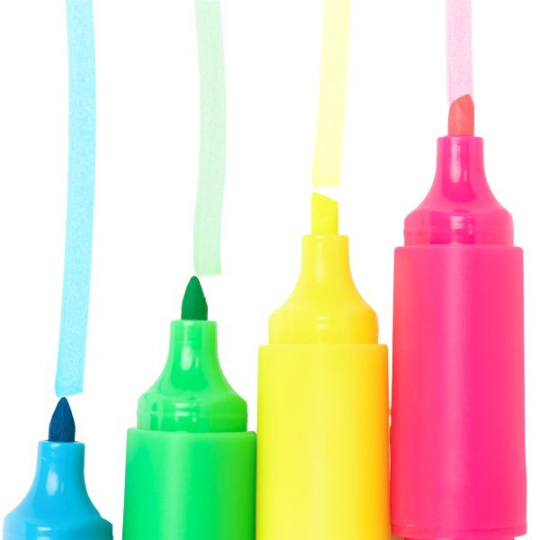 Four-Piece Mini Highlighter Set