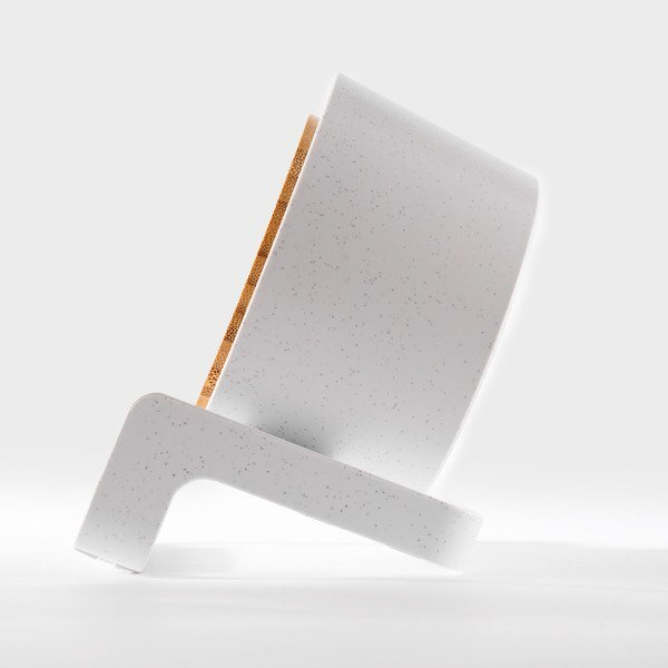 Bamboo & WheatStraw Eco Spotlight Bluetooth Speaker and Qi Phone Stand