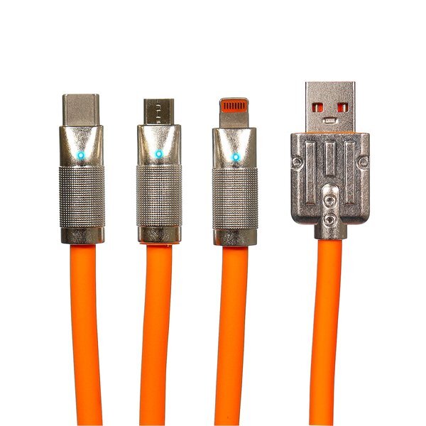 Heavy Duty 3-in-1 Charging Cable
