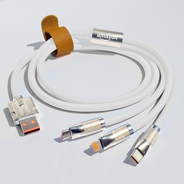 Heavy Duty 3-in-1 Charging Cable