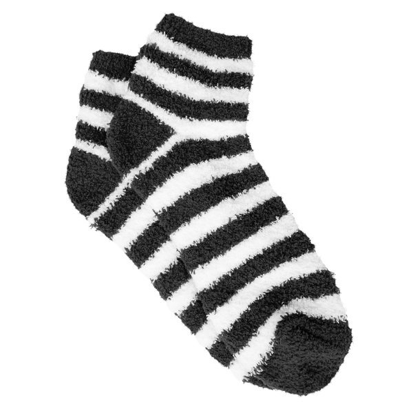 Fuzzy Stripe Unisex Socks