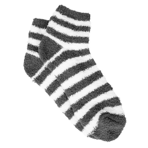 Fuzzy Stripe Unisex Socks