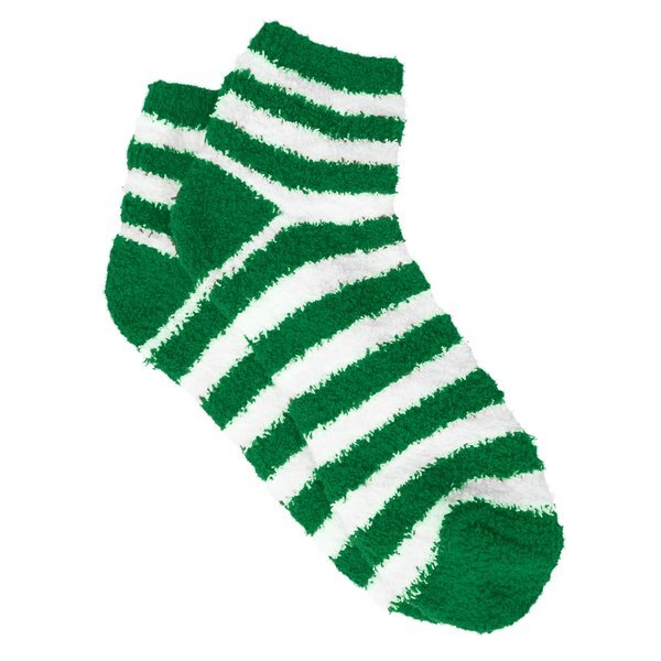 Fuzzy Stripe Unisex Socks