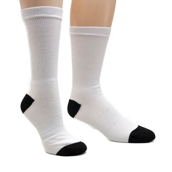 Athletic Polyester Unisex Crew Socks