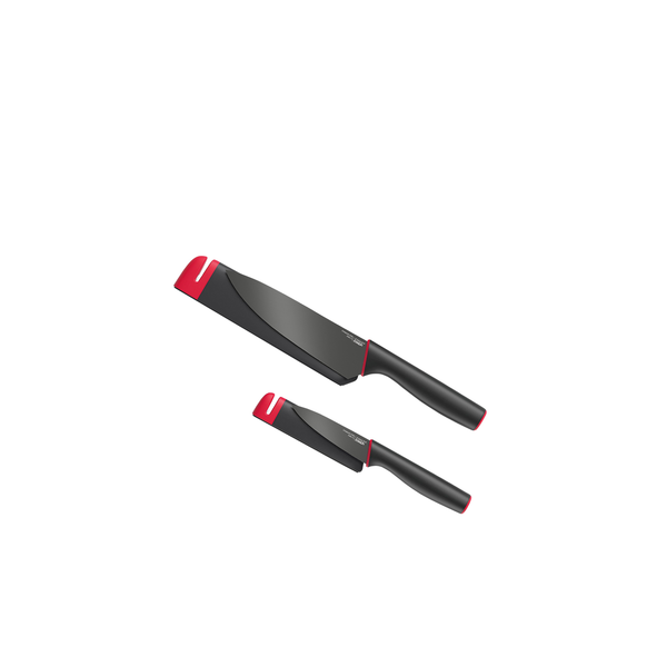 Joseph Joseph® Slice&Sharpen™ 2 Knives Set w/ Sheaths