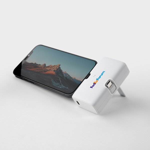 Switch Power Bank with Retractable Ports and Stand, 4500mAh