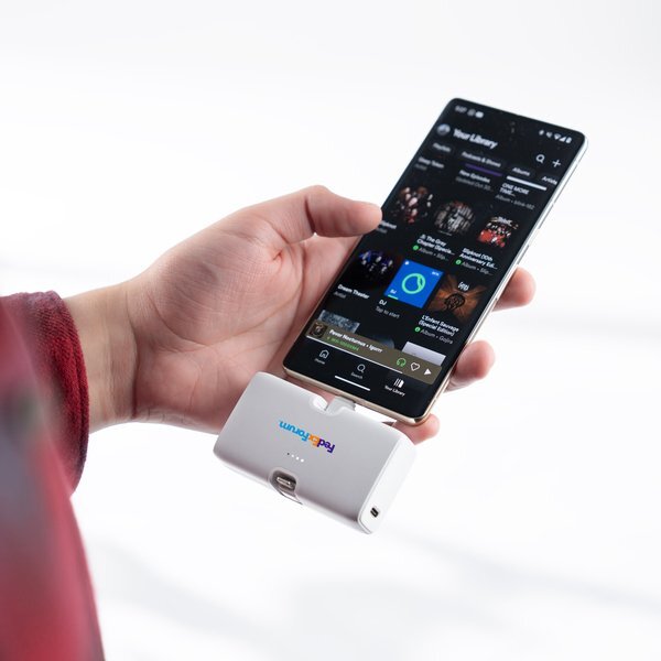 Switch Power Bank with Retractable Ports and Stand, 4500mAh