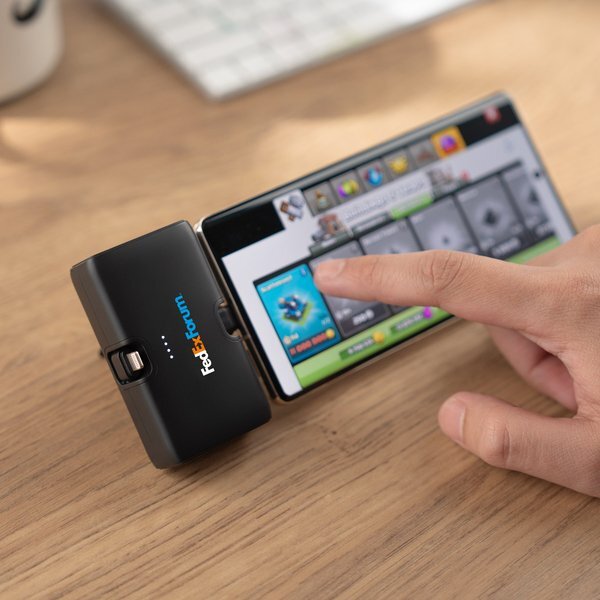 Switch Power Bank with Retractable Ports and Stand, 4500mAh