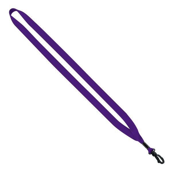 Polyester Lanyard with Plastic Swivel Snap Hook, 1/2"