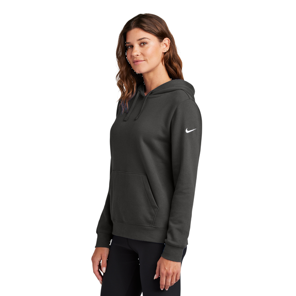 Nike® Club Fleece Sleeve Swoosh Ladies' Pullover Hoodie