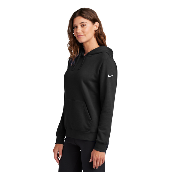 Nike® Club Fleece Sleeve Swoosh Ladies' Pullover Hoodie
