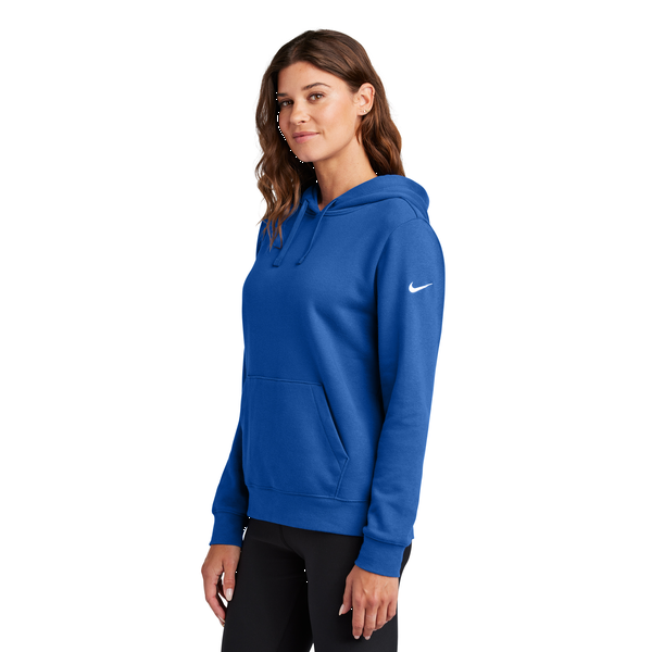 Nike® Club Fleece Sleeve Swoosh Ladies' Pullover Hoodie