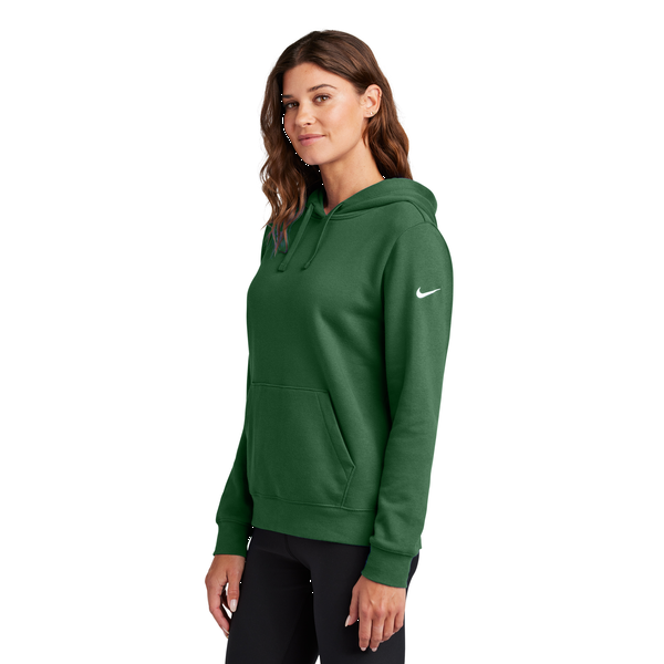 Nike® Club Fleece Sleeve Swoosh Ladies' Pullover Hoodie
