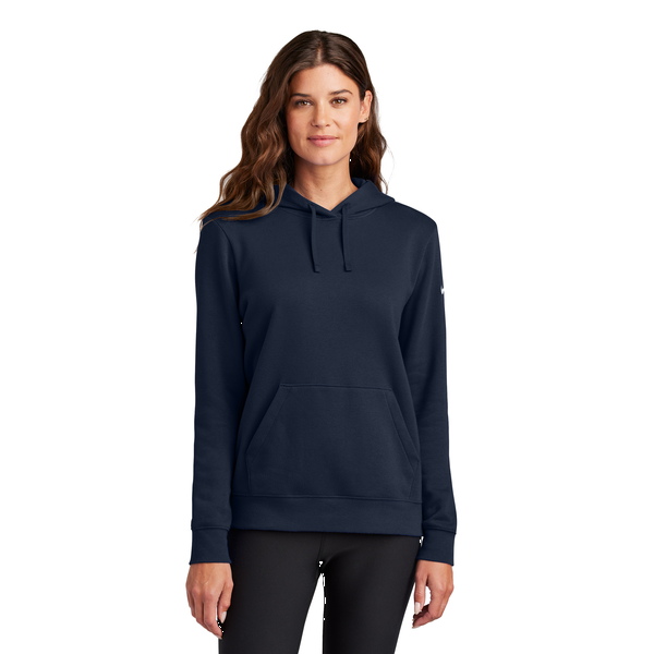 Nike® Club Fleece Sleeve Swoosh Ladies' Pullover Hoodie
