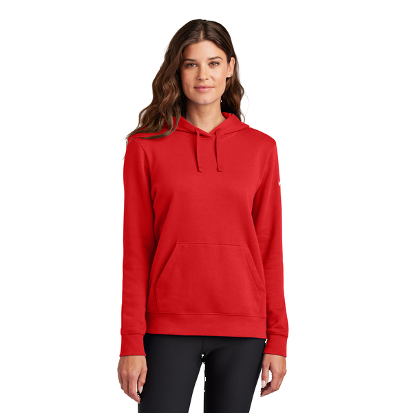 Nike® Club Fleece Sleeve Swoosh Ladies' Pullover Hoodie