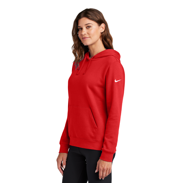 Nike® Club Fleece Sleeve Swoosh Ladies' Pullover Hoodie