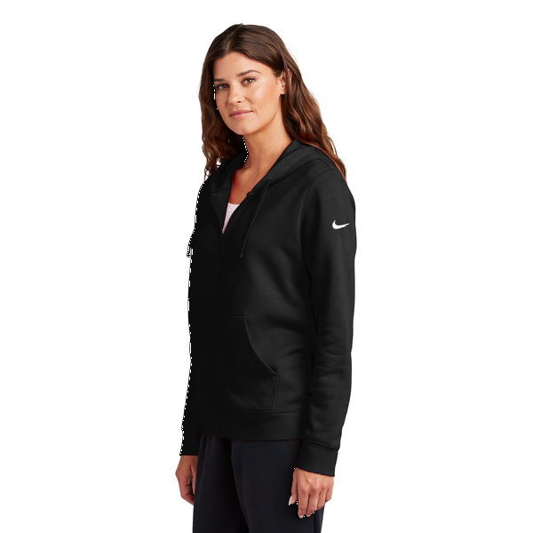 Nike® Club Fleece Sleeve Swoosh Full-Zip Ladies' Hoodie