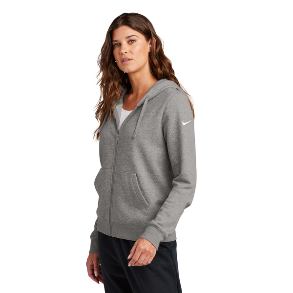 Nike® Club Fleece Sleeve Swoosh Full-Zip Ladies' Hoodie