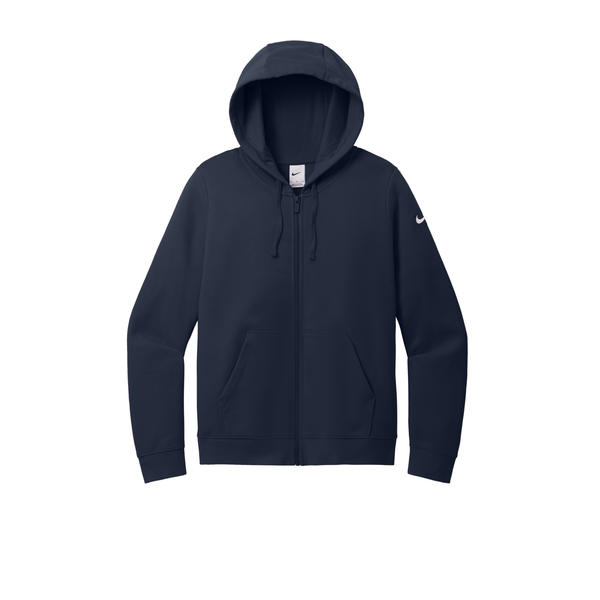 Nike® Club Fleece Sleeve Swoosh Full-Zip Ladies' Hoodie