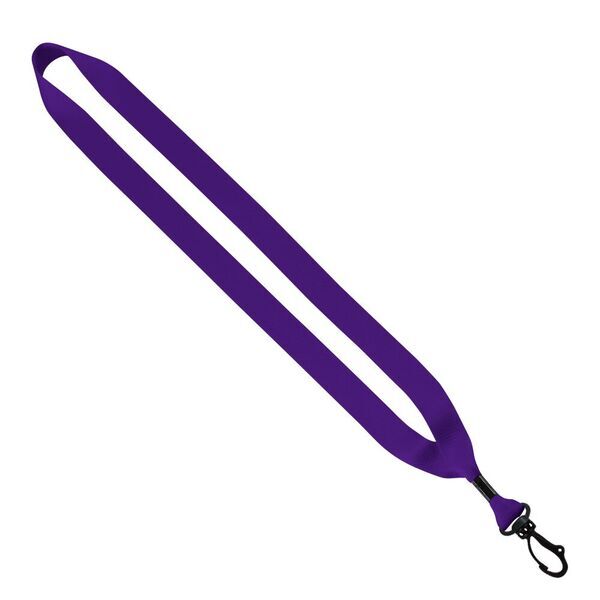 Polyester Lanyard with Swivel Snap Hook, 3/4"