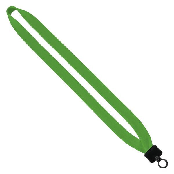 Cotton Lanyard with Plastic Clamshell & O-Ring, 3/4"