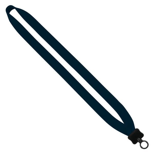 Cotton Lanyard with Plastic Clamshell & O-Ring, 3/4"