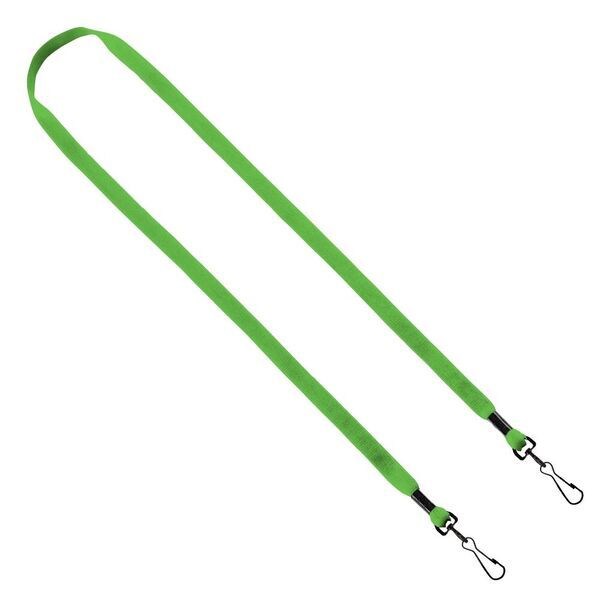 Cotton Double Swivel Hook Lanyard, 1/2"