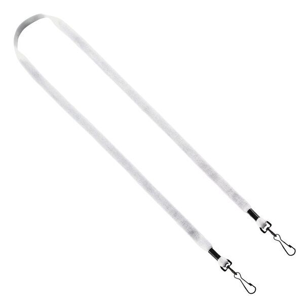 Cotton Double Swivel Hook Lanyard, 1/2"