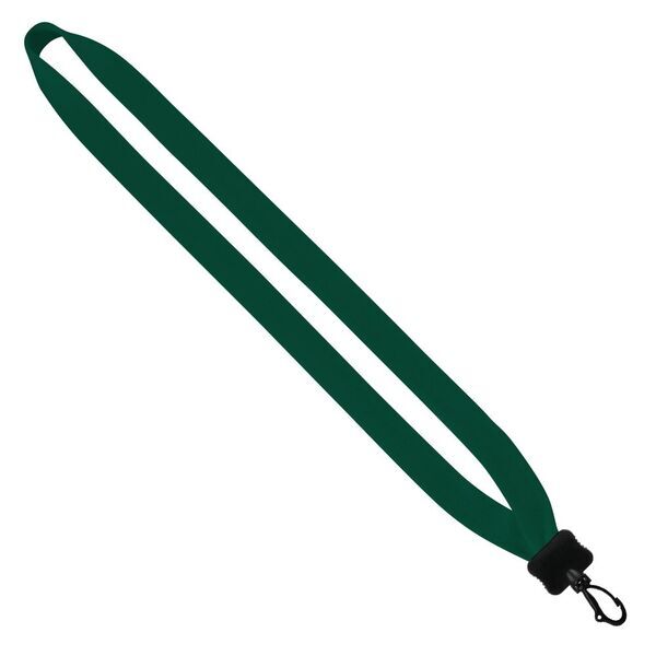 Cotton Lanyard with Plastic Clamshell & Swivel Snap Hook, 3/4"